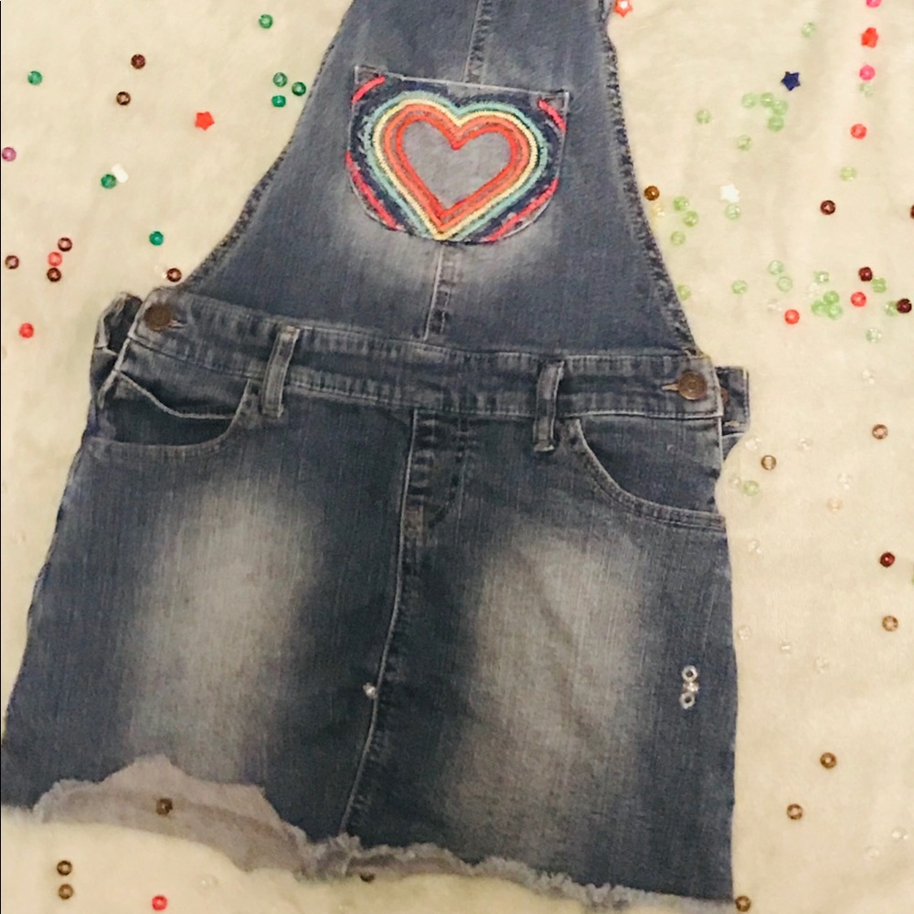 A denim dress for girls